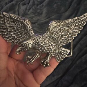 Silver Eagle Belt Buckle